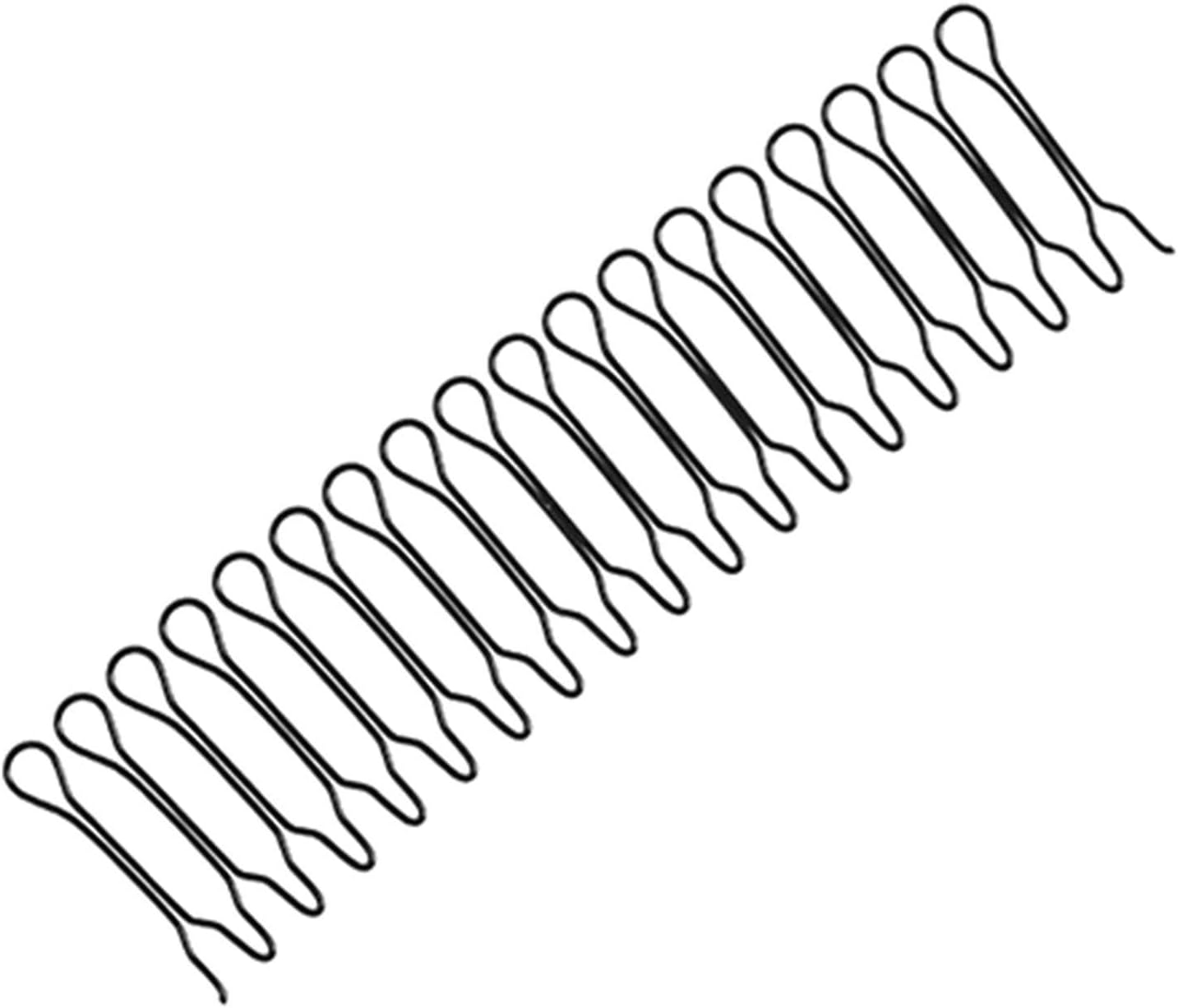 Generic U Shape Hair Finishing Fixer Comb, U Pin Stretchable Hair Side Comb - Black Metal Hair Comb for Women & Girls Accessories