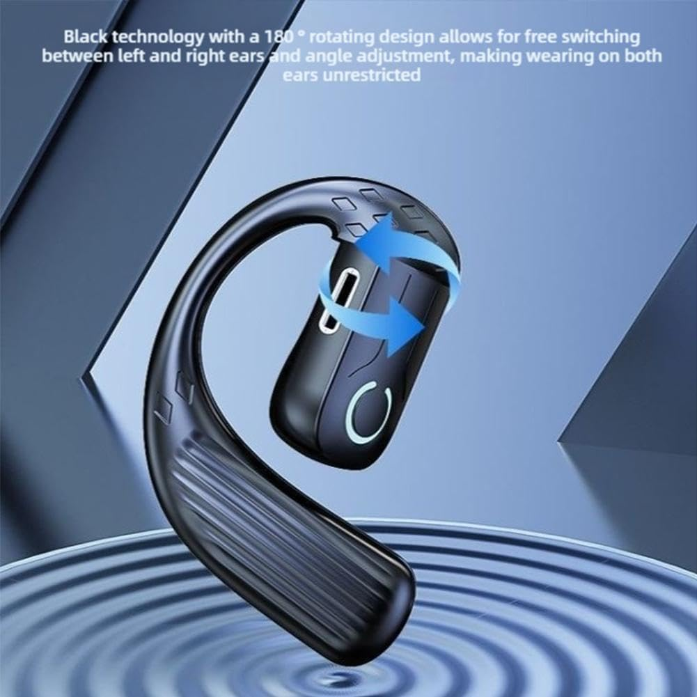 Bluetooth Earphones - Long Battery Life, Noise Earbuds Design Hanging Ear - 1PCS Reduction, Huaqiang Q4I5 North image number 3