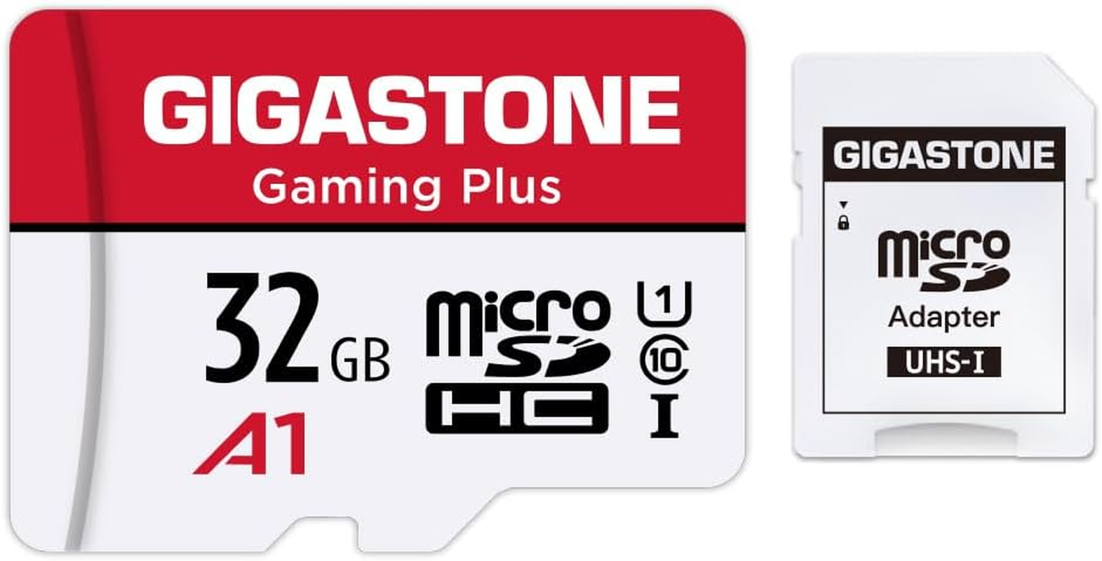 [Gigastone] Micro SD Card 32GB, Gaming Plus, Microsdhc Memory Card for Nintendo-Switch, Smartpone, Roku, Full HD Video Recording, UHS-I U1 A1 Class 10, up to 90Mb/S, with Microsd to SD Adapter image number 2