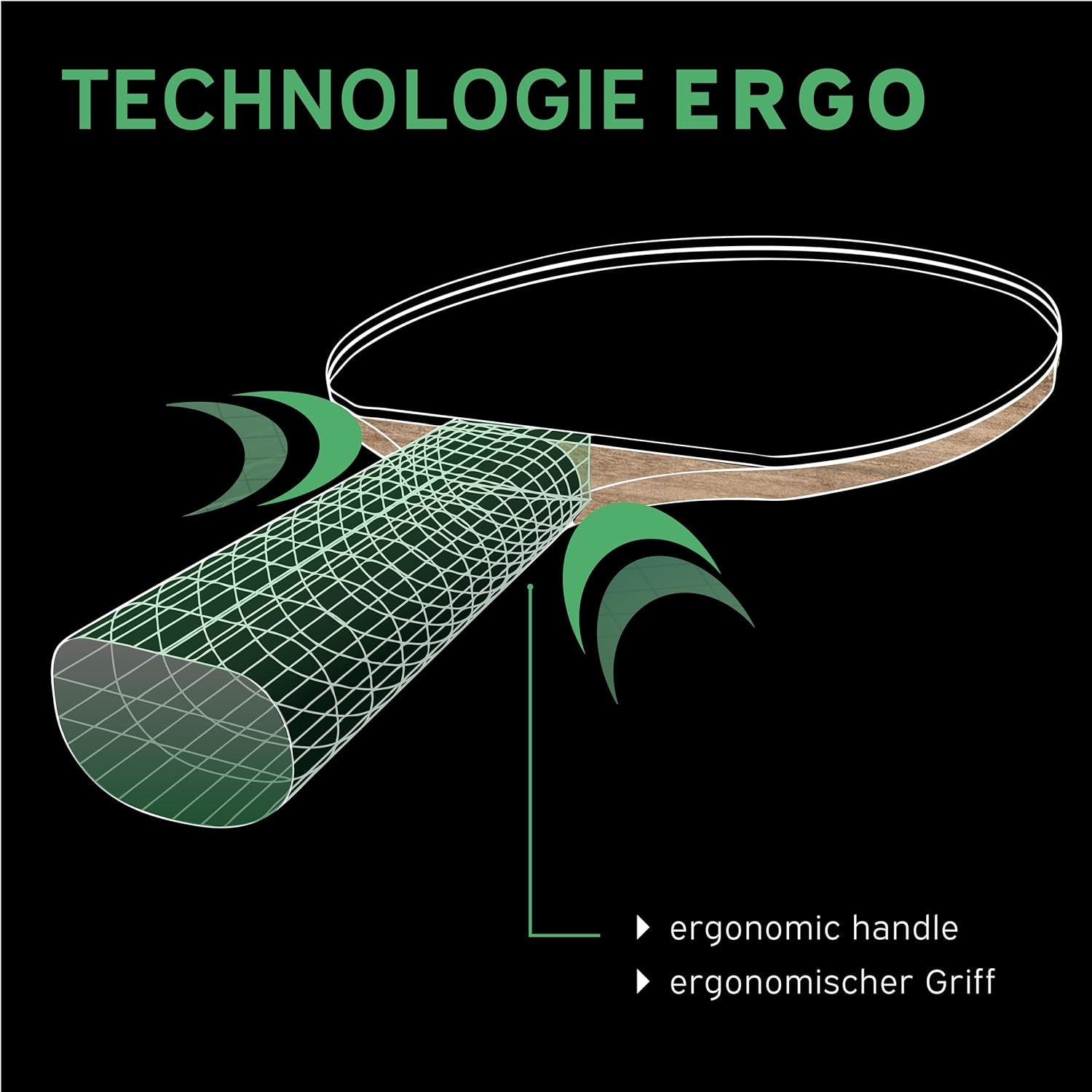 Donic-Schildkr&ouml;t Waldner 900 Table Tennis Bat ABP Handle 2.1 Mm Sponge Alpha Slick ITTF Coating 754893 image number 3