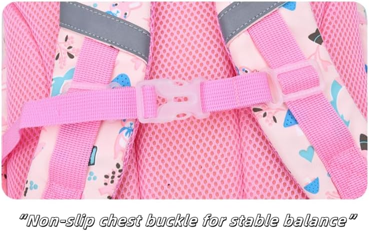 Cute School Backpack for Kids Girls Kawaii Bunnylightweight Waterproof Cute School Bookbag Elementary Schoolbag Ages 6-12,Refrigerator Style Door Opening image number 6