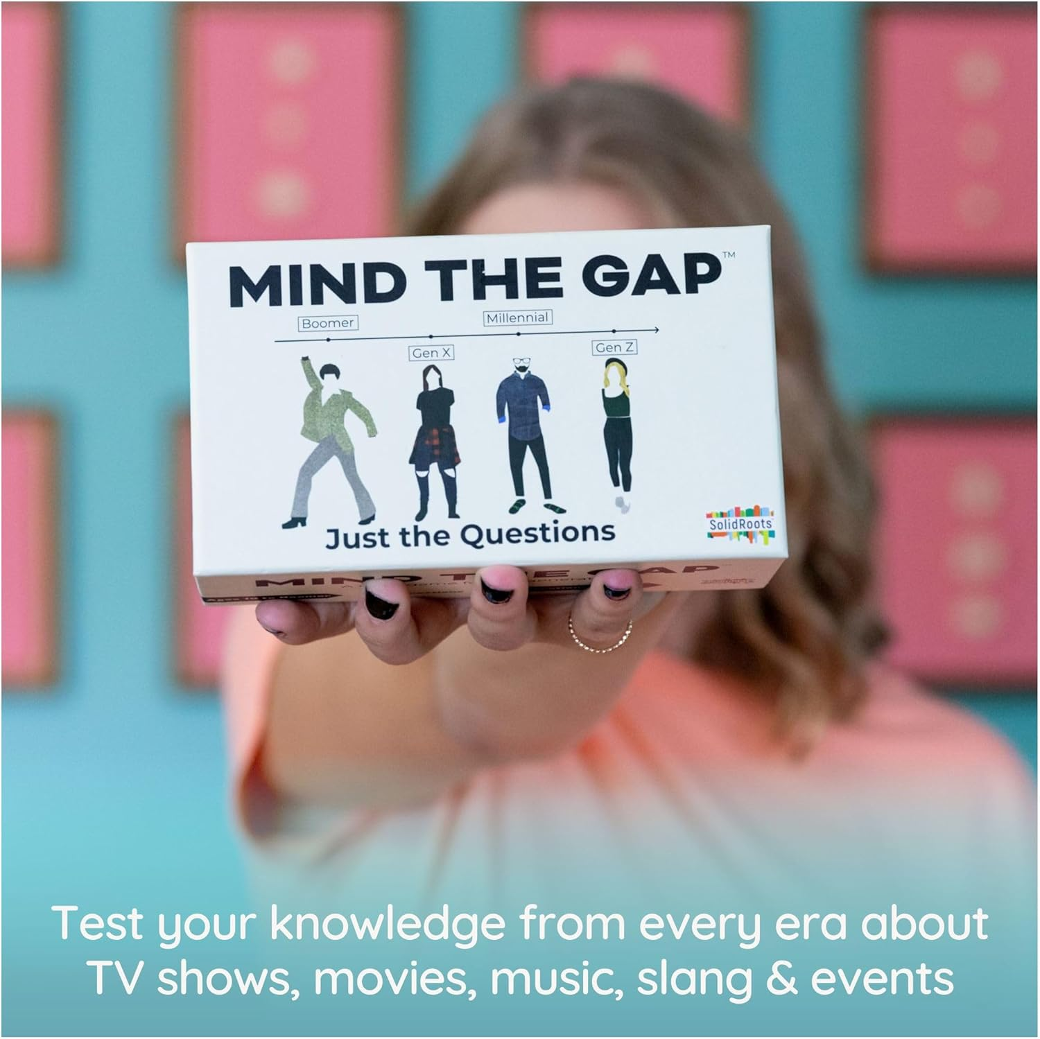 Mind the Gap Just the Questions, Expansion Pack with 1000 New Questions for All Generations + 50 New Challenge Cards - Mind The Gap-Travel Edition image number 7