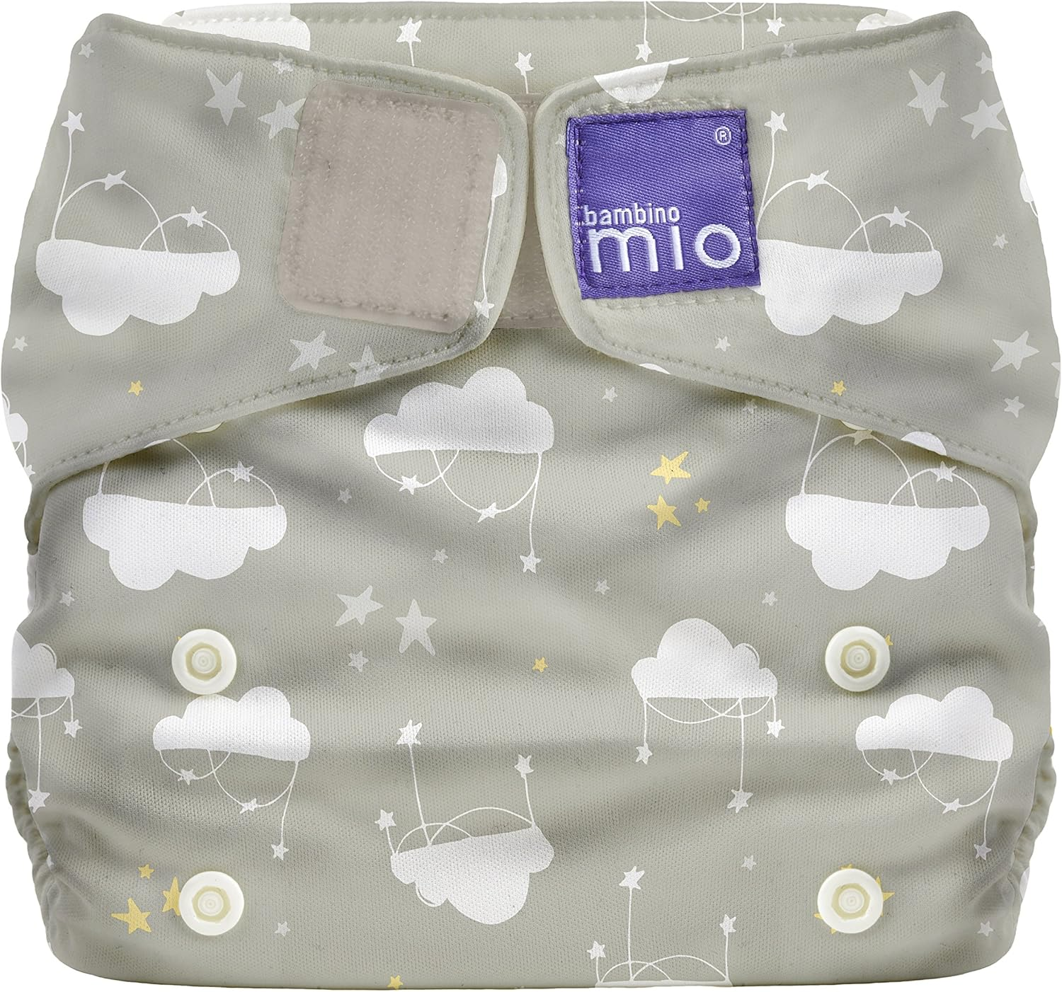 Bambino Mio, Miosolo Classic All-In-One Reusable Nappy, Eco Chemical Free Nappy