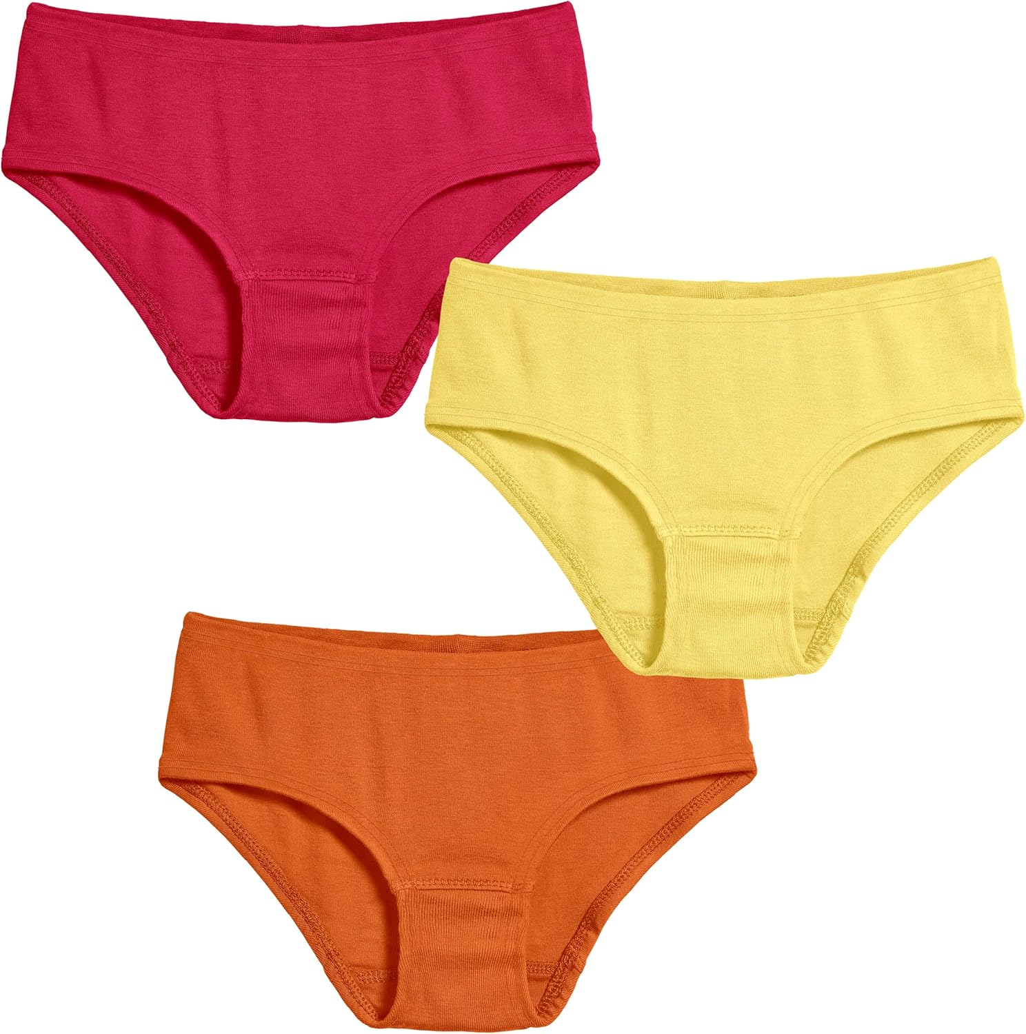 City Threads Girls' Certified Organic Cotton Briefs Underwear Made in USA