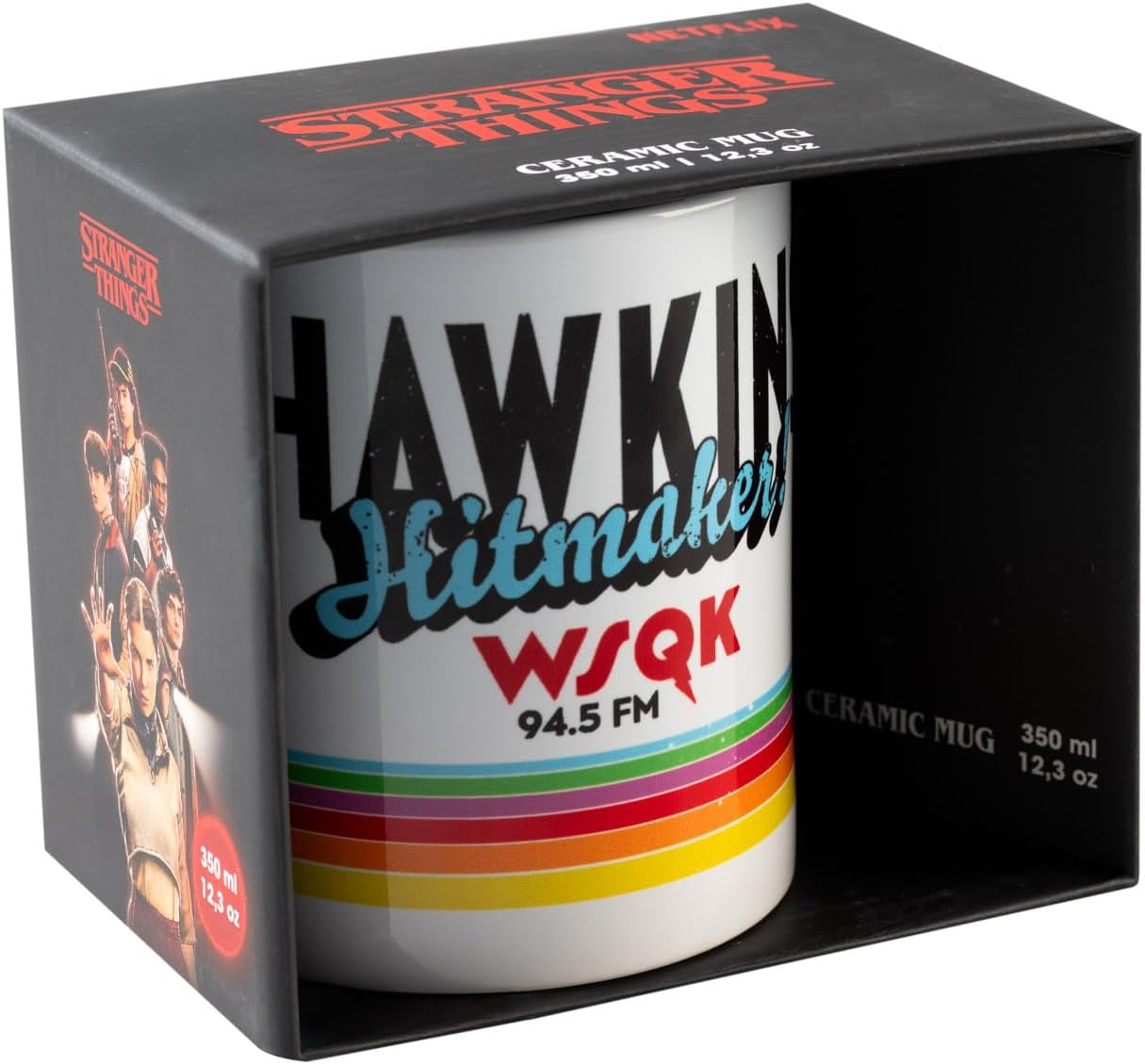 Grupo Erik Ceramic Mug - Stranger Things Merchandise | 12.3 Oz - 350 Ml Coffee Mug Tea, Cool Mugs and Cups | Stranger Things Gifts under 15 Pounds, Gifts for Friends image number 2