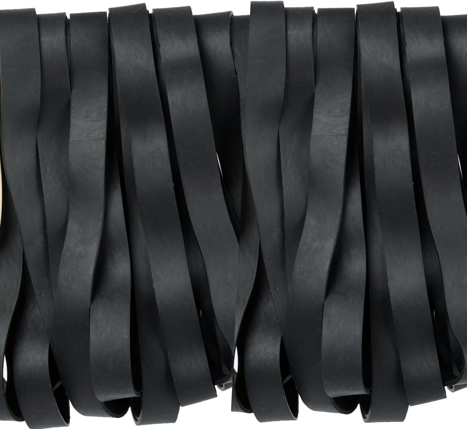 Rubber Bands Size#107 Black 20Pcs Heavy Duty Big Wide Rubber Band Elastic Bands for Office Supplies image number 4