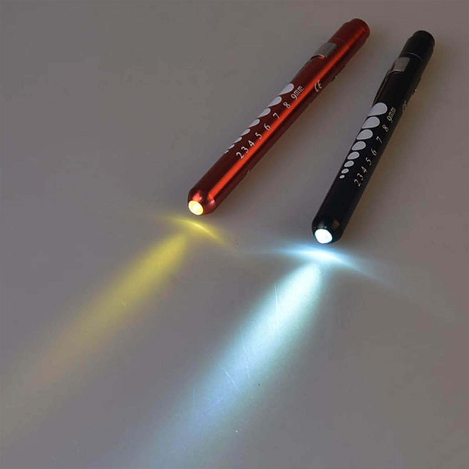 Xolixorium LED Medical Pen Light with Pupil Gauge and Pocket Clip &ndash; Torch for Doctors, Nurses, OSCE Exams, Clinical Use, First Aid, Nursing Practice