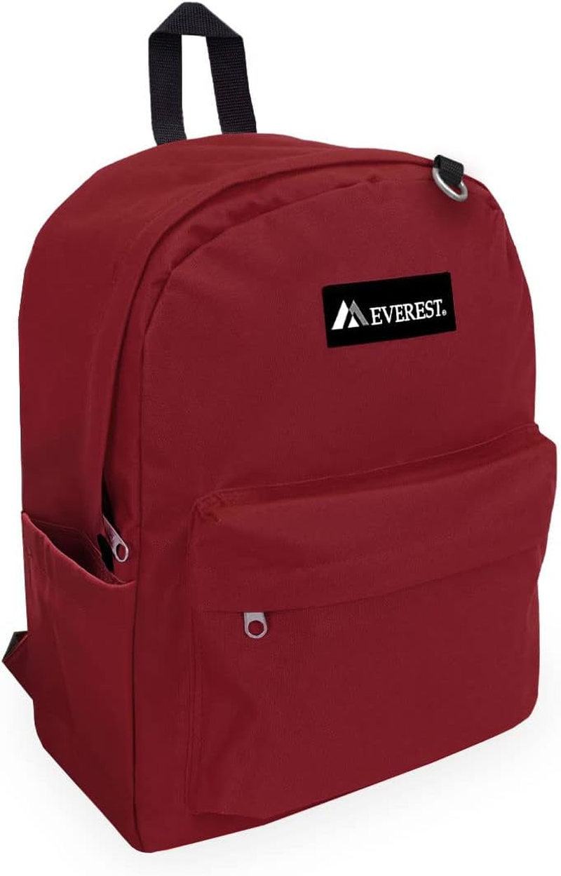 Everest Classic Laptop Backpack W/Side Pocket