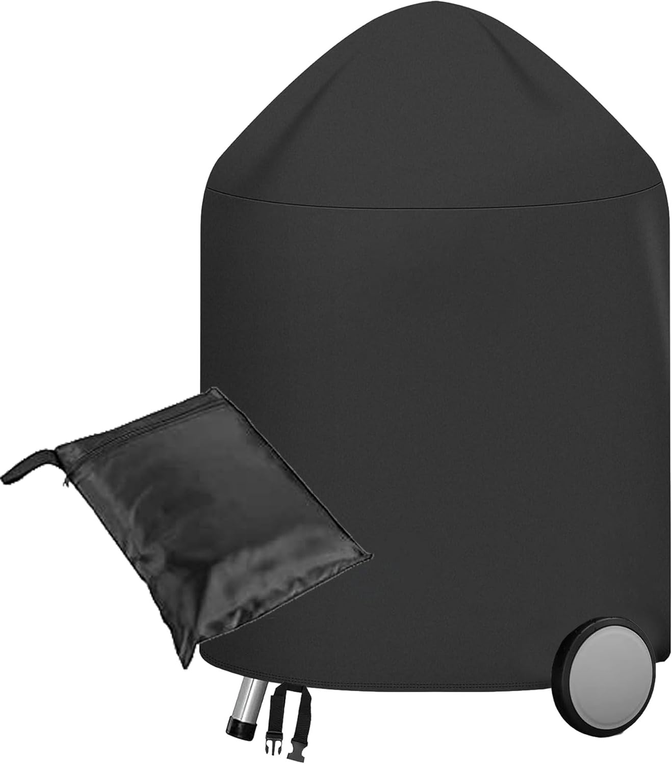 Kettle BBQ Cover for Weber 57CM Kettle Outdoor Waterproof BBQ Grill Cover for Weber Barbecue Cover for Weber 57 CM Master Touch Charcoal Grill Cover Kettle Grill - 63.5CM X 68.6CM X 88.9CM image number 5