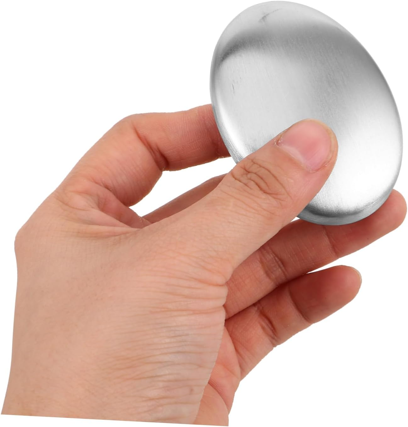 BIUDECO 2Pcs Stainless Steel Soap Bars Odor Remover Soap for Hands Home Kitchen image number 3