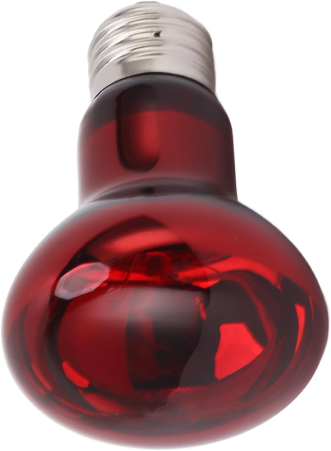 Red Reptile Heat Lamp Bulb E27 UVA Amphibian Basking, Daylight Heating Lamp Bulb and Night Heater for Snakes Lizard (75W)