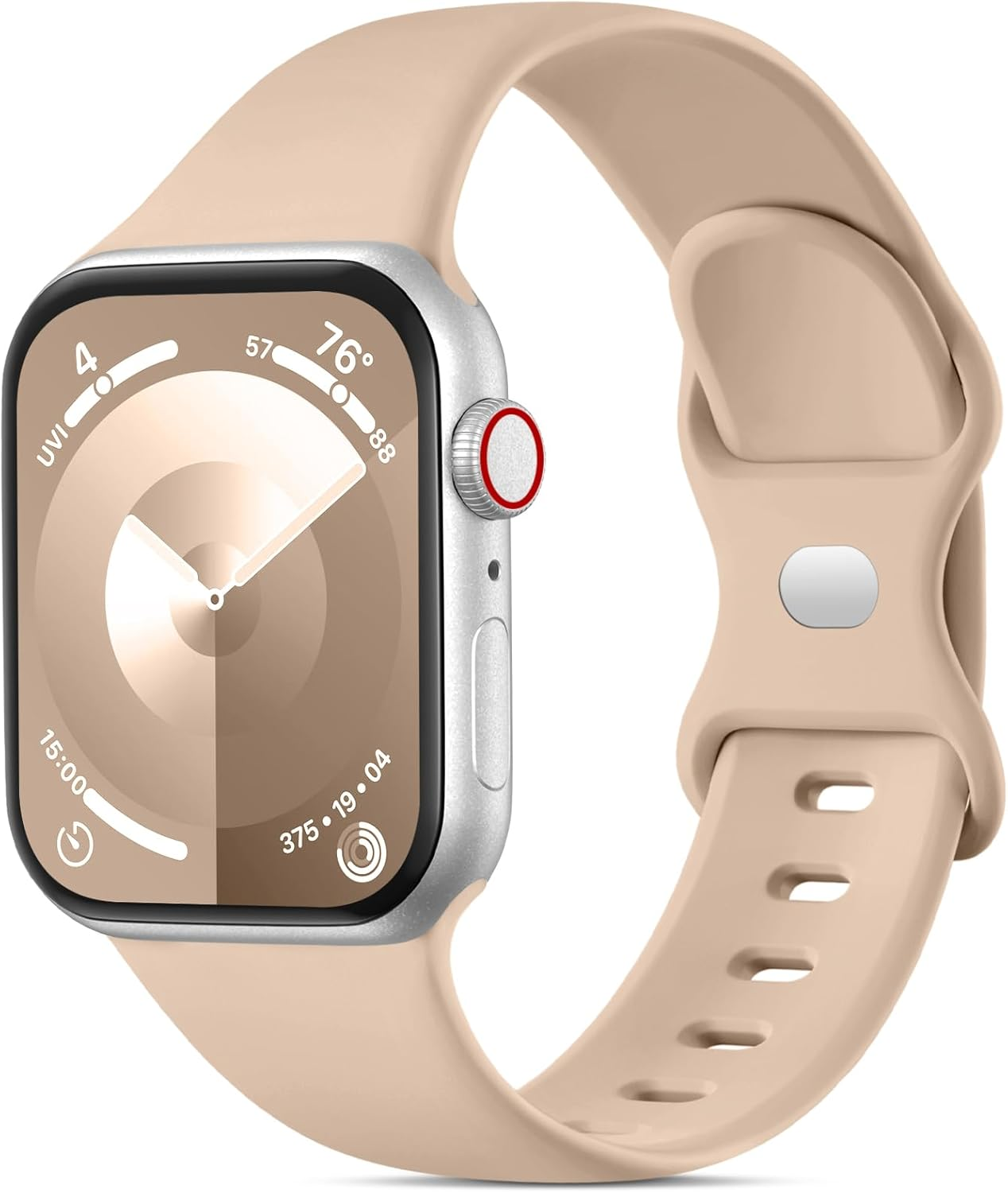 Ouwegaga Compatible with Apple Watch Band 38Mm 40Mm 41Mm 42Mm 44Mm 45Mm 46Mm 49Mm, Soft Silicone Sport Waterproof Strap for Apple Watch Series 11 10 9 8 7 6 5 4 3 2 1 SE Ultra 1 2 3 Women Men