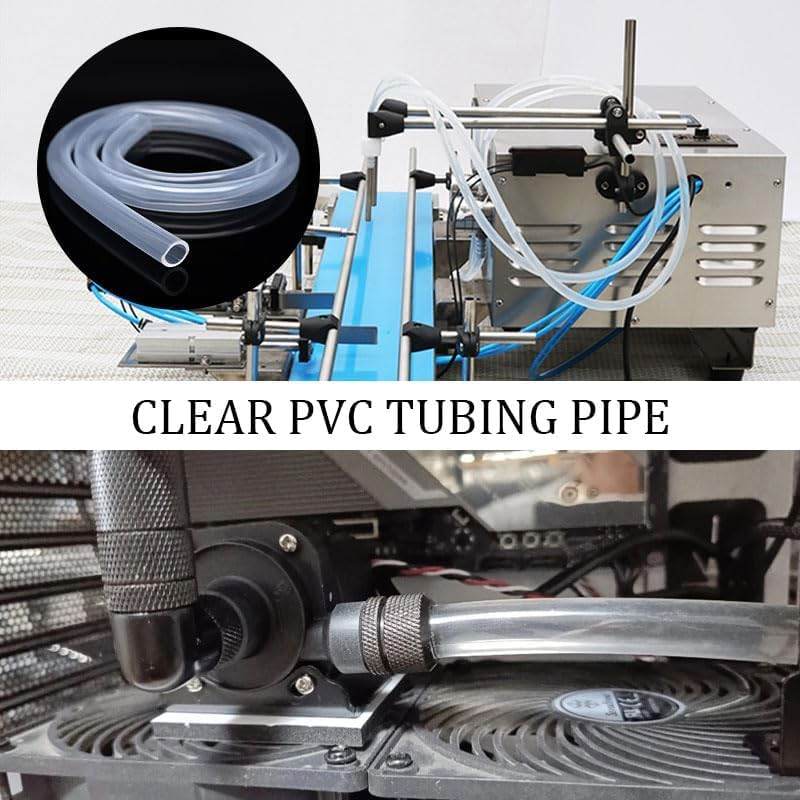 PVC Hose Tube, Clear PVC Tubing Pipe (8Mmidx10Mmodx2M) image number 1