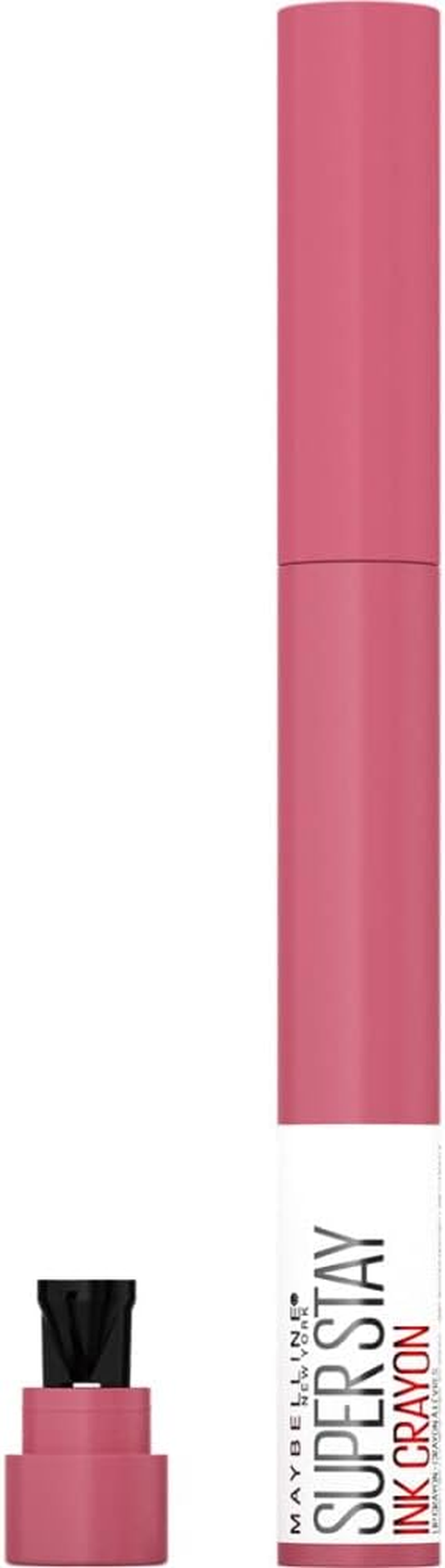 Maybelline New York Superstay Matte Ink Crayon Longlasting Pink Lipstick with Precision Applicator 90 Keep It Fun, 22.0 Ml