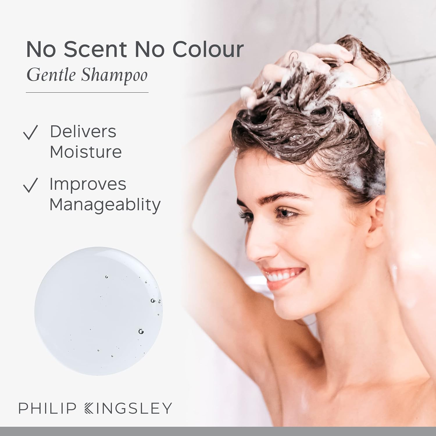 Philip Kingsley No Scent No Color Shampoo (For Sensitive, Delicate or Easily Irritated Scalps) 1000Ml/33.8Oz image number 1