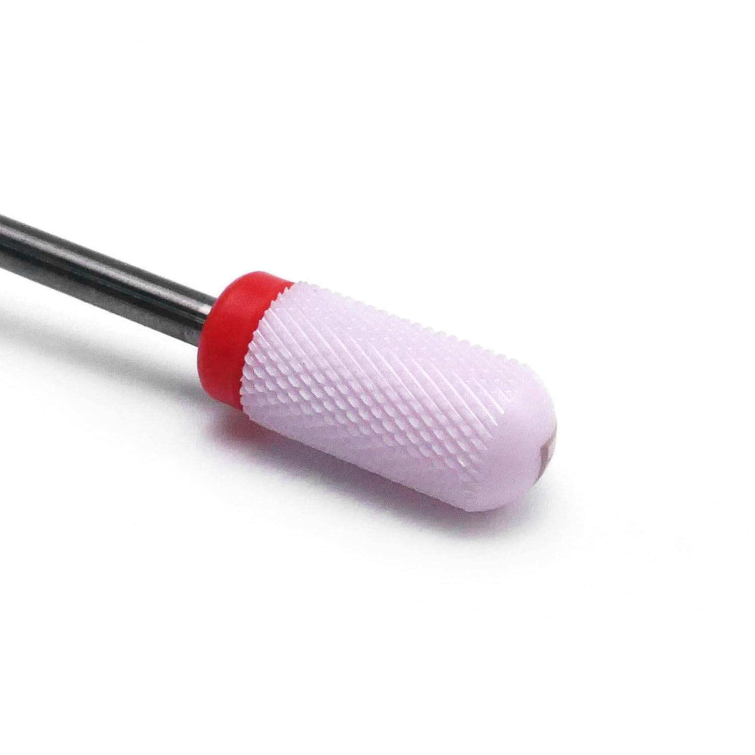 MIRACLE 3/32" Ceramic Nail Drill Bits Smooth round Top Large Barrel Head for Electric Drill Machines L (Fine) image number 4