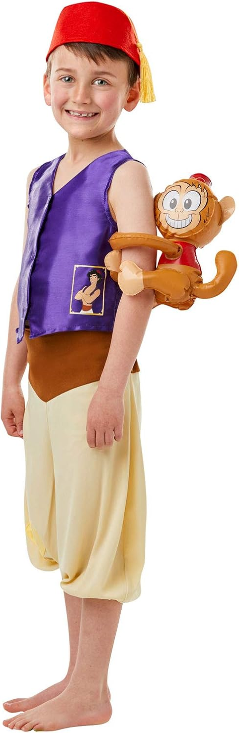 Rubie'S Official Rubie'S Disney Aladdin Fancy Dress, Disney Classic Book Day and Film Character Costume, Childs Size Small Age 3-4 Years image number 2