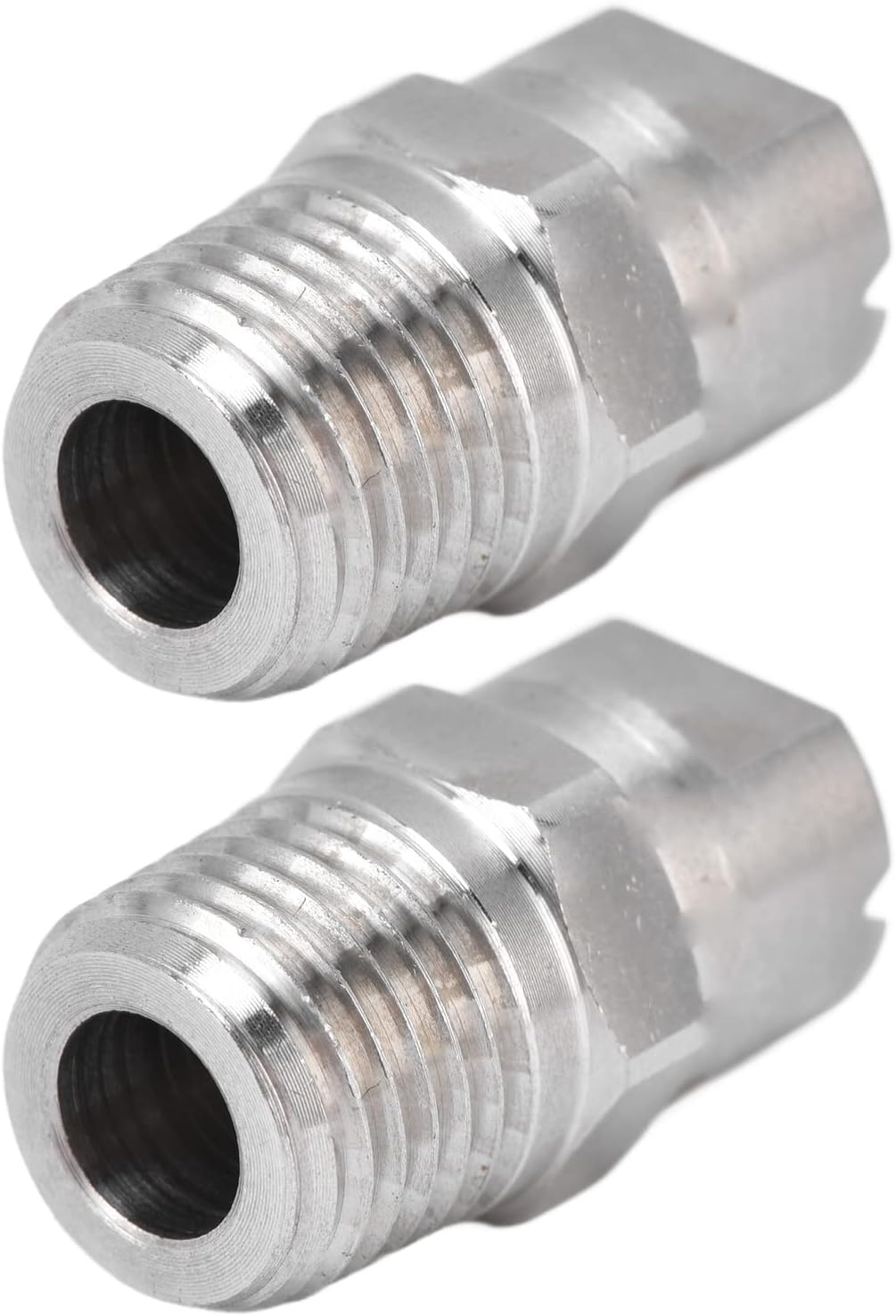 Durable Stainless Steel -Flat Fan Spray Tip with Adjustable Water Cleaning the Fan Nozzle, 2Pcs (95&deg;) image number 3