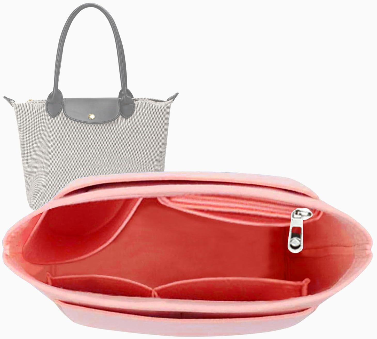 Lckaey Purse Organizer for Bag Organizer Le Pliage Large Y012-Navyblue-L image number 3