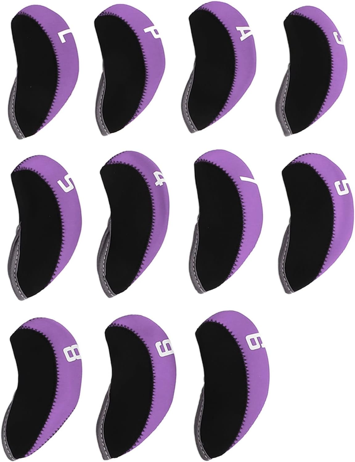 Golf Club Cover Set, Golf Iron Cover Beautiful in Appearance for Traveling image number 1