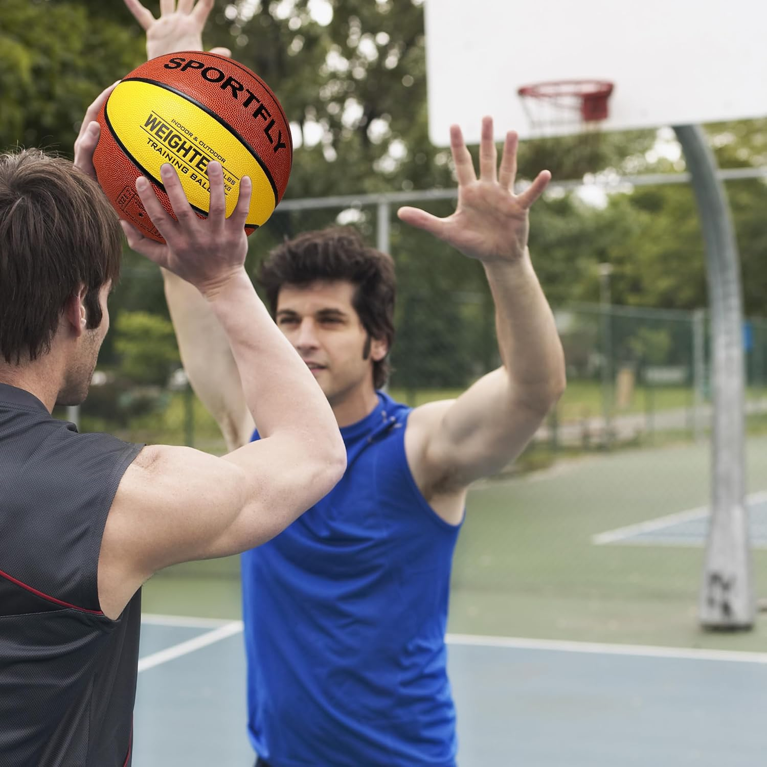 Weighted Basketball 1.3Kg/3Lbs Size 7 - Auxiliary Heavy Basketball for Indoor and Outdoor Training, Improving Dribbling and Ball Control image number 3