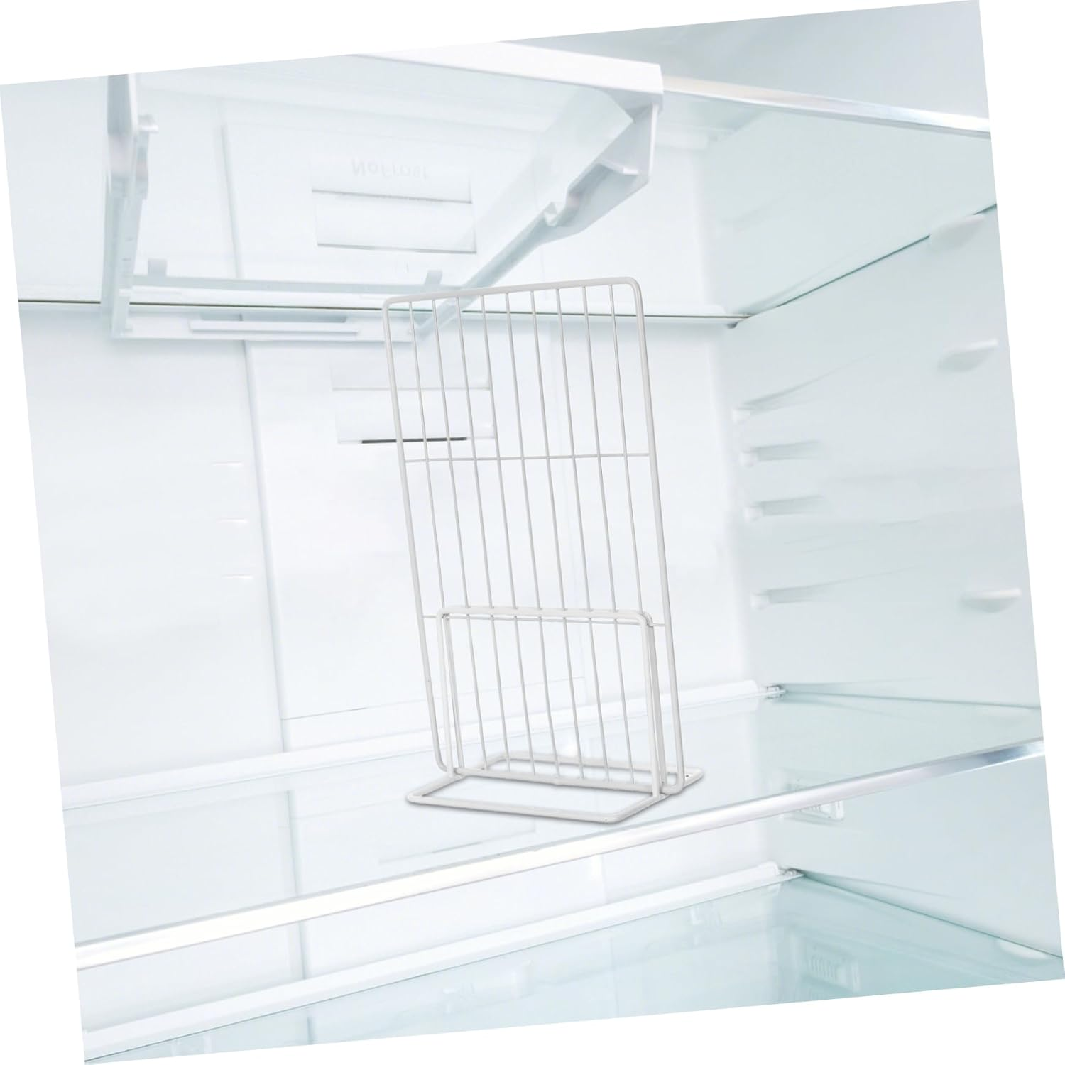 2Pcs Freezer Divider Iron Wire Organizer Adjustable Shelf Separator for Fridge and Freezer Sturdy Metal Mesh Divider for Easy Storage and Organization image number 6