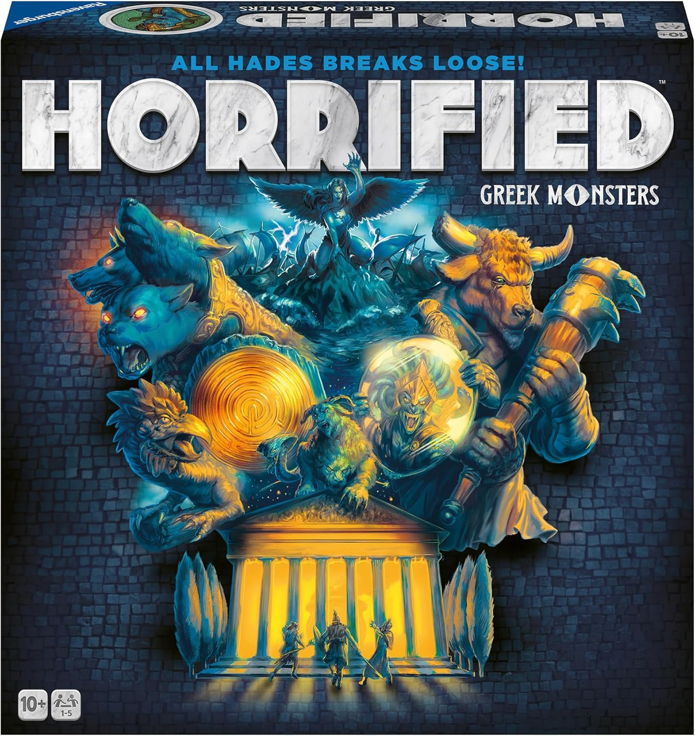 Ravensburger Horrified Greek Monsters Board Game for Kids Ages 10 and Up image number 4