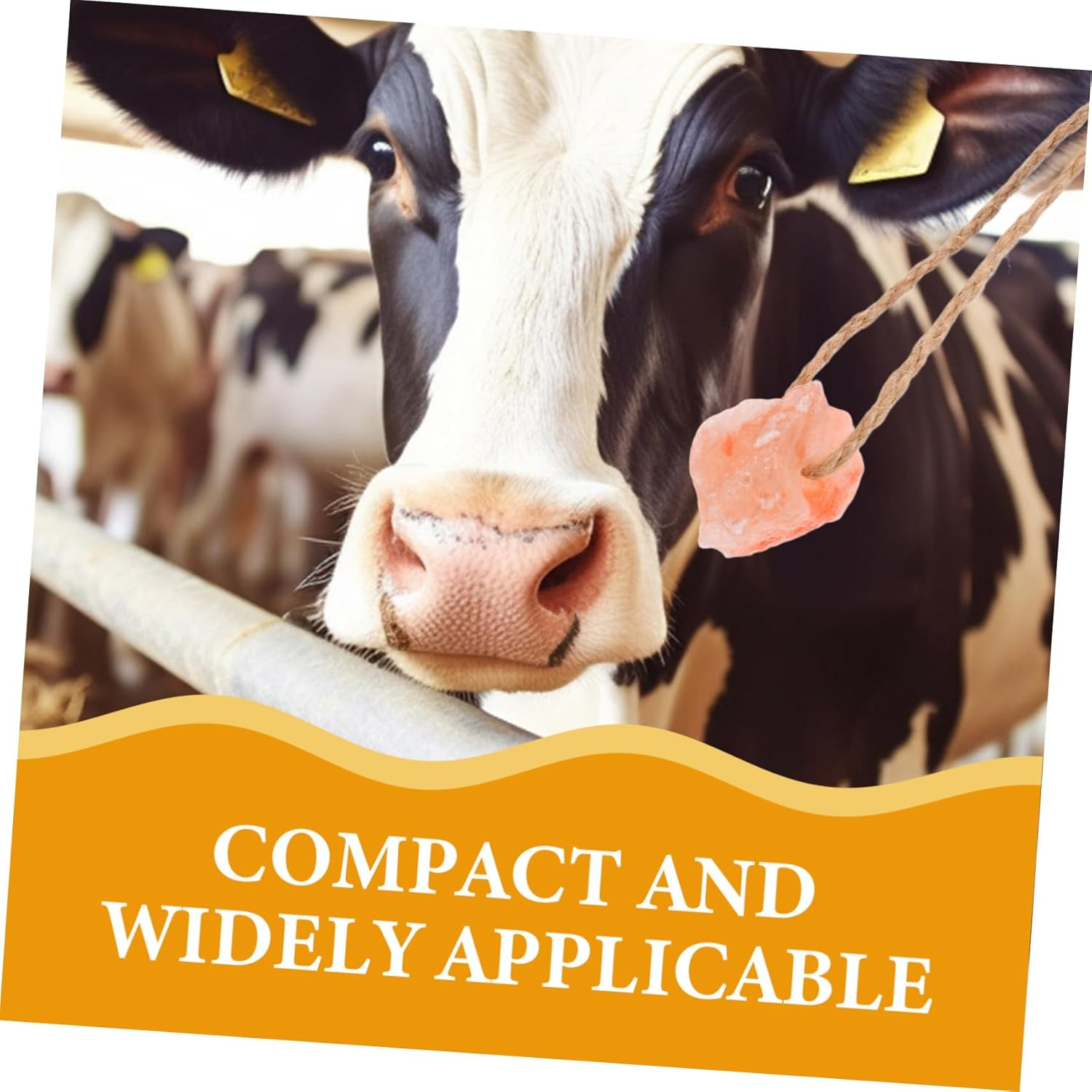 HANABASS Horse Goat Mineral Block Set 4Pcs Salt for Livestock Rich in Minerals Easy Handling for Farm Animals image number 3