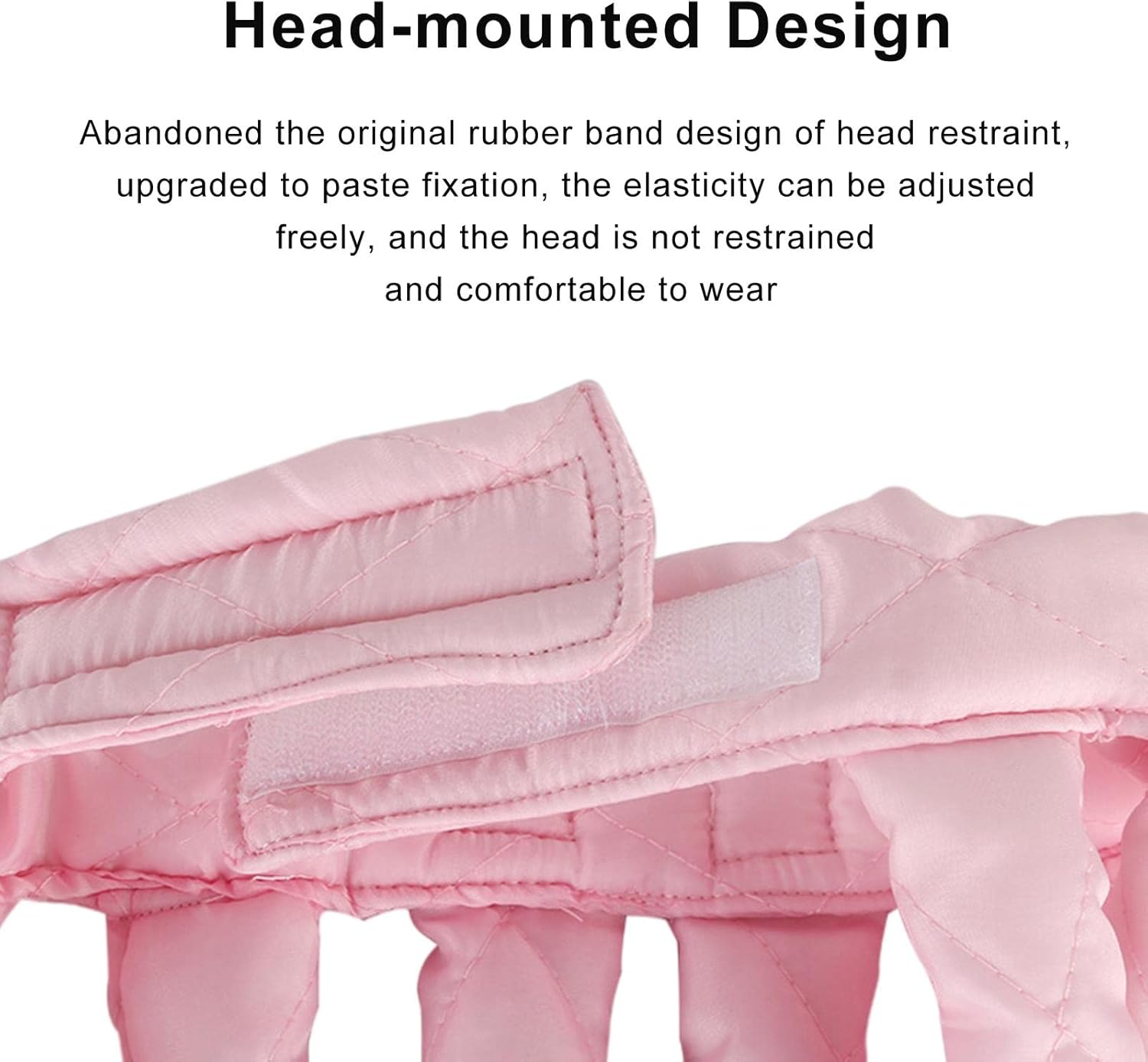 Octopus No Heat Curlers, Octopus Heatless Curlers Headband, Sleep Curling Iron Hair Curling Tools Hair Rollers for Long & Short Hair for Overnight B/M - Blue image number 4