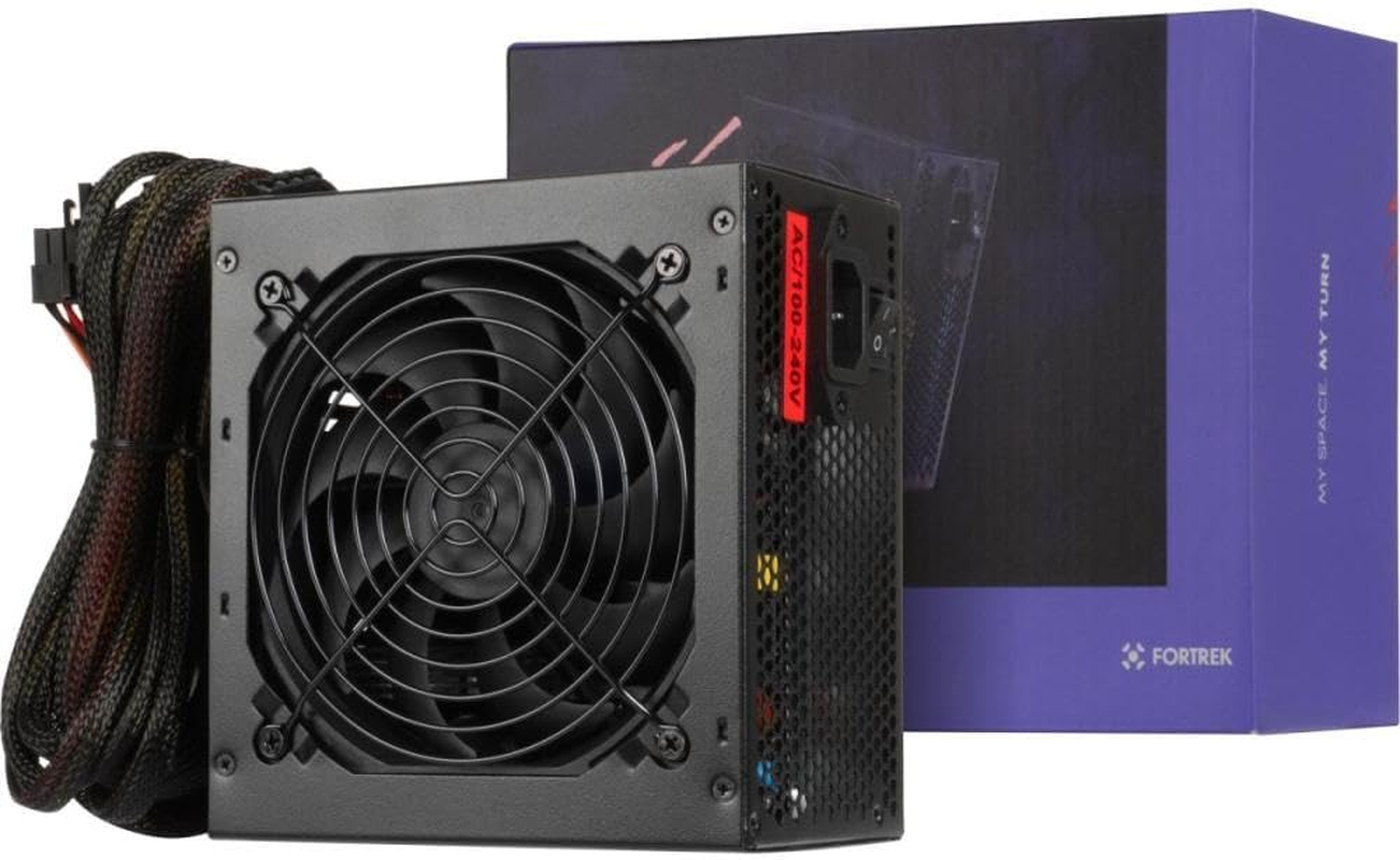 Fortrek Gaming Pro Black Hawk Gaming Power Supply 80 plus White 400W ATX Computer Power Supplies PSU image number 2