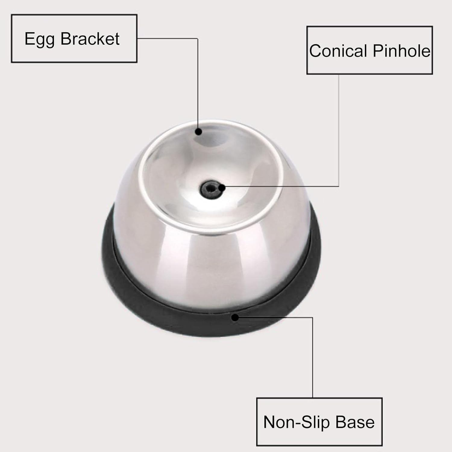 1 X Black Egg Picker, Egg Picker, Egg Picker, Egg Picker, Egg Piercer, Egg Hole Puncher, Egg Tray Hole Puncher, Egg Gadget for Kitchen, Dining Bar, Vegetable Slicer Cutter image number 6