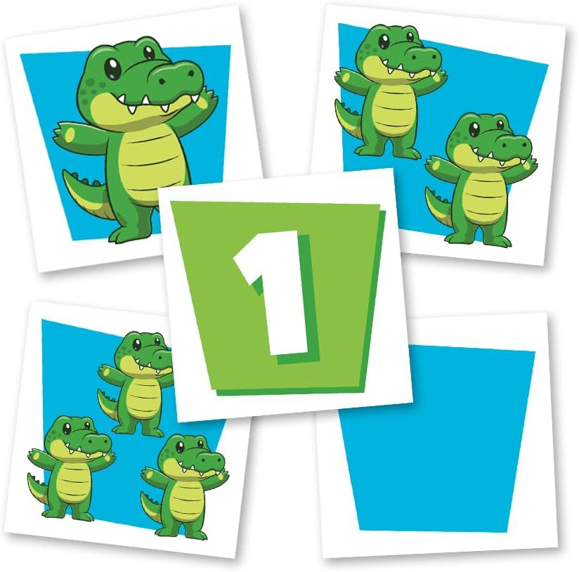 Counting Crocs | Age 3+ | Family Board Game | a Game for Aussies, Designed by Aussies image number 5