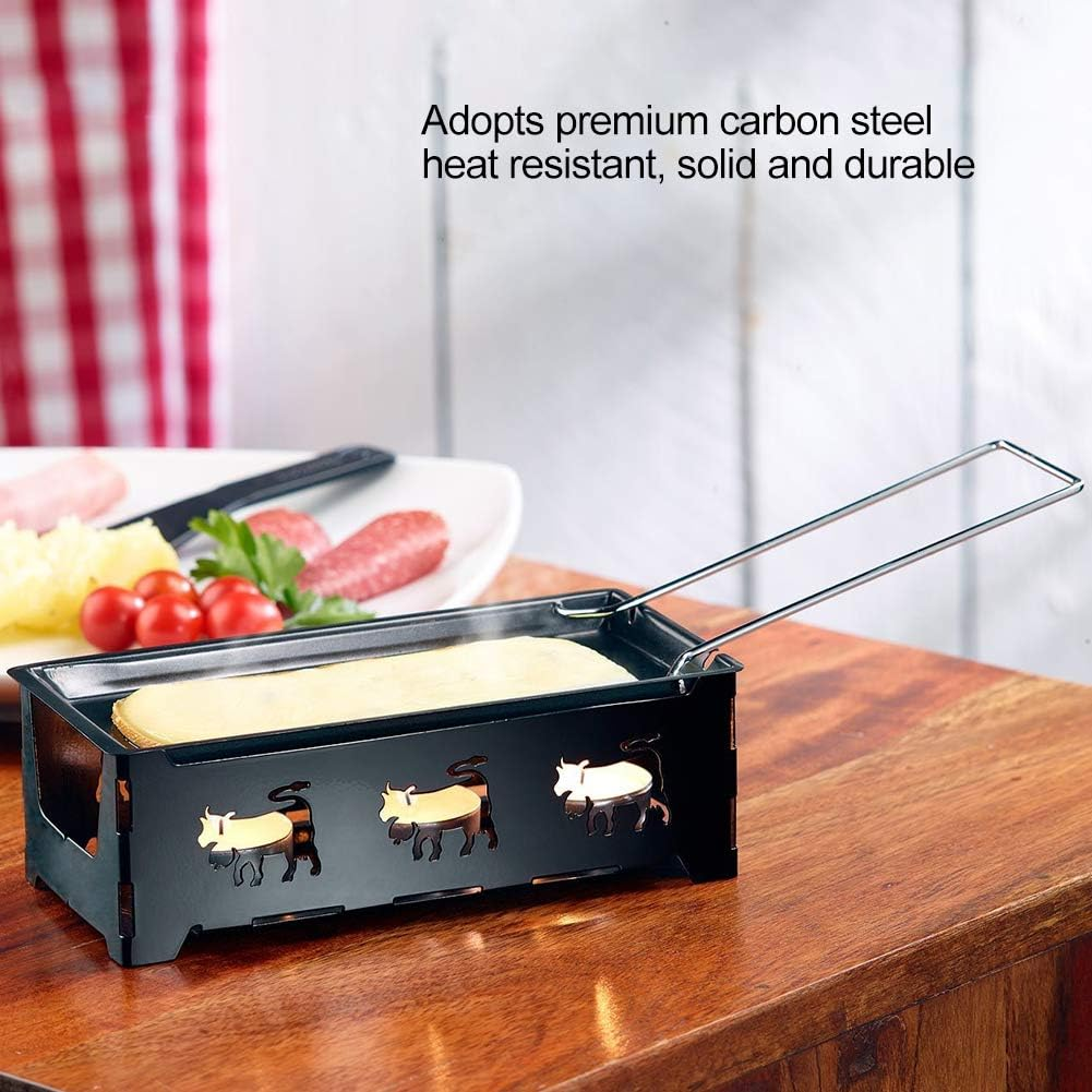Cheese Melter Raclette Table Grill Raclette Pan, Raclette Set, for Baking for Melting Home Kitchen Grilling Tool image number 6