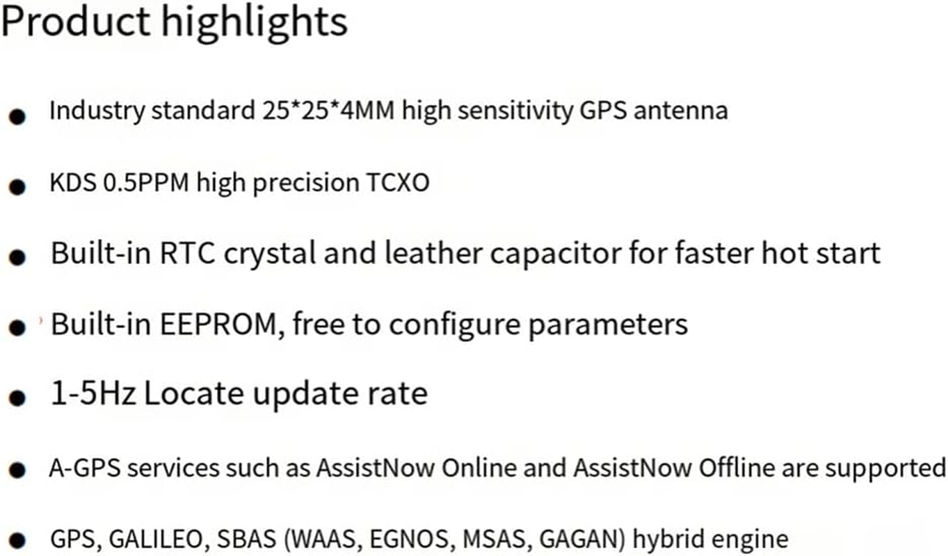 VK-162 GPS Receiver Module Navigation Positioning Module with Built-In Antenna and USB Interface for Precise Navigation Easy Install Easy to Use