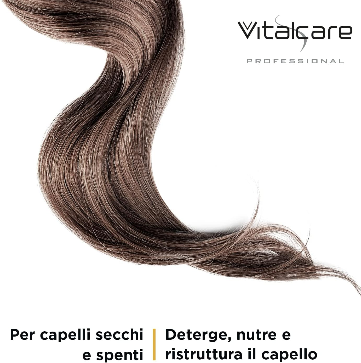 Vitalcare Nutritive Nourishing and Regenerating Shampoo for Dry and Shiny Hair with Vegetable Ceramides and Panthenol, 500 Ml image number 5