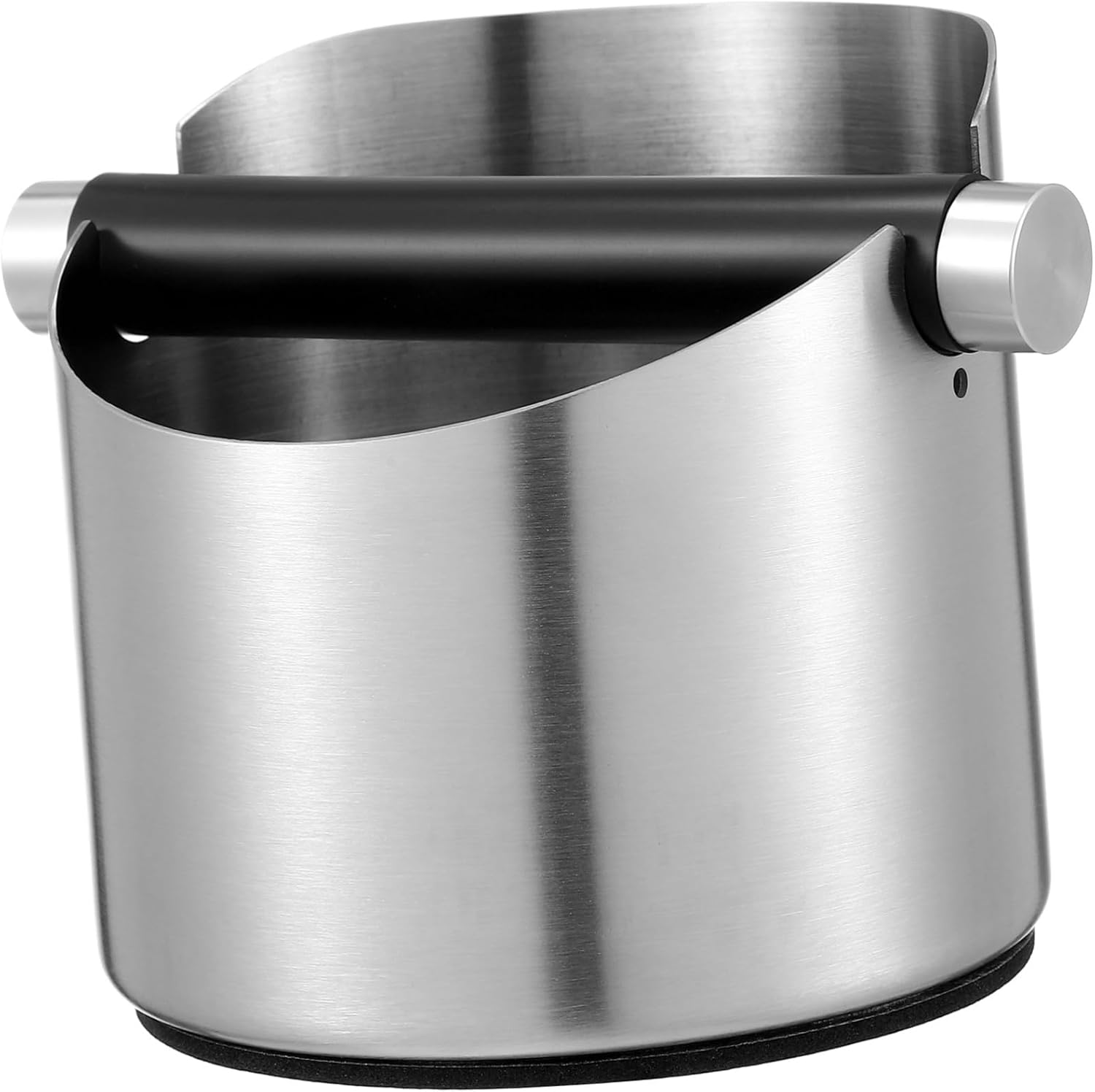LOEFLIFA Stainless Steel Coffee Grounds Box for Espresso Machines Knock Bin for Home and Coffee Shop Use Easy to Clean Tea Ground Container Practical Waste Bucket image number 4