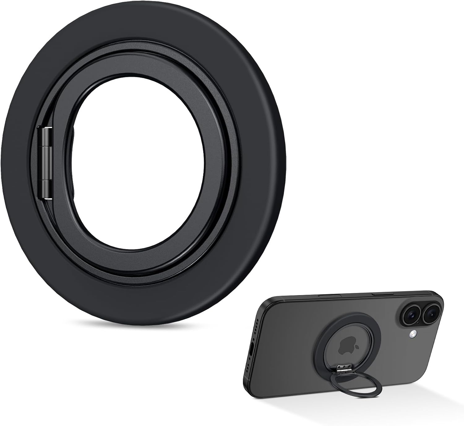 YINLAI Magnetic Phone Grip for Magsafe, [360&deg; Adjustable] [Ultra-Light 18G] [With Soft-Touch Matte Finish] Magnetic Finger Grip, Phone Ring Holder Ring Stand for Iphone 17/16/15/14/13/12 Series, Blue