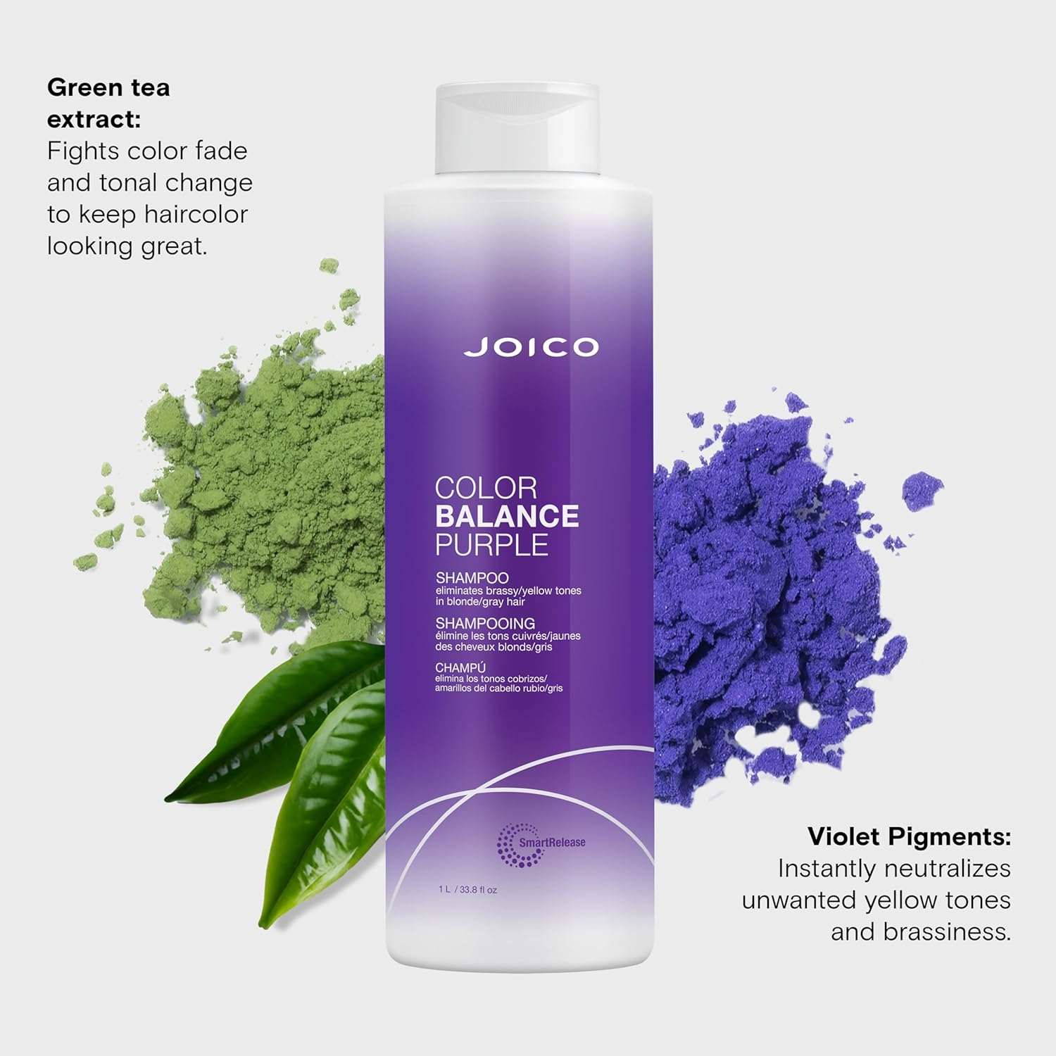 JOICO RESTAGE COLOR BALANCE PURPLE SHAMPOO 1000ML image number 3