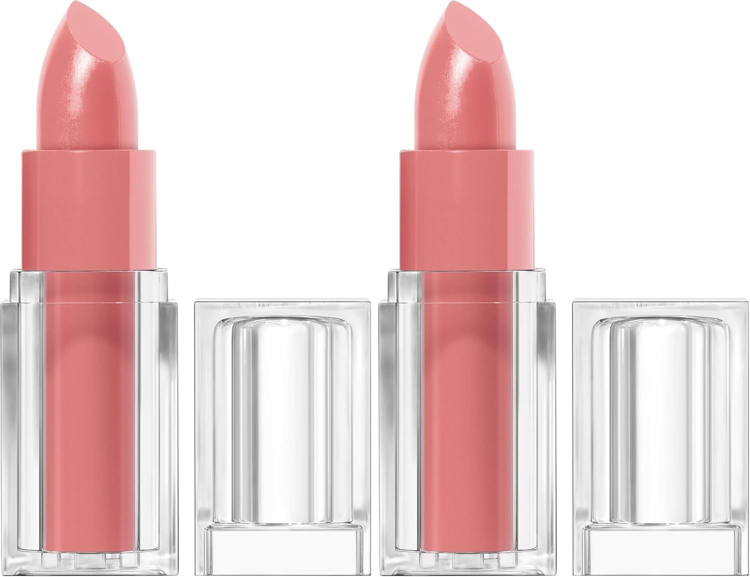 Covergirl Clean Lip Color, Satin Slipper, Satin Finish, 24-Hour Wear, Squalane, Avocado & Aloe, Non-Drying (Pack of 2) - Blooming Lilac image number 2