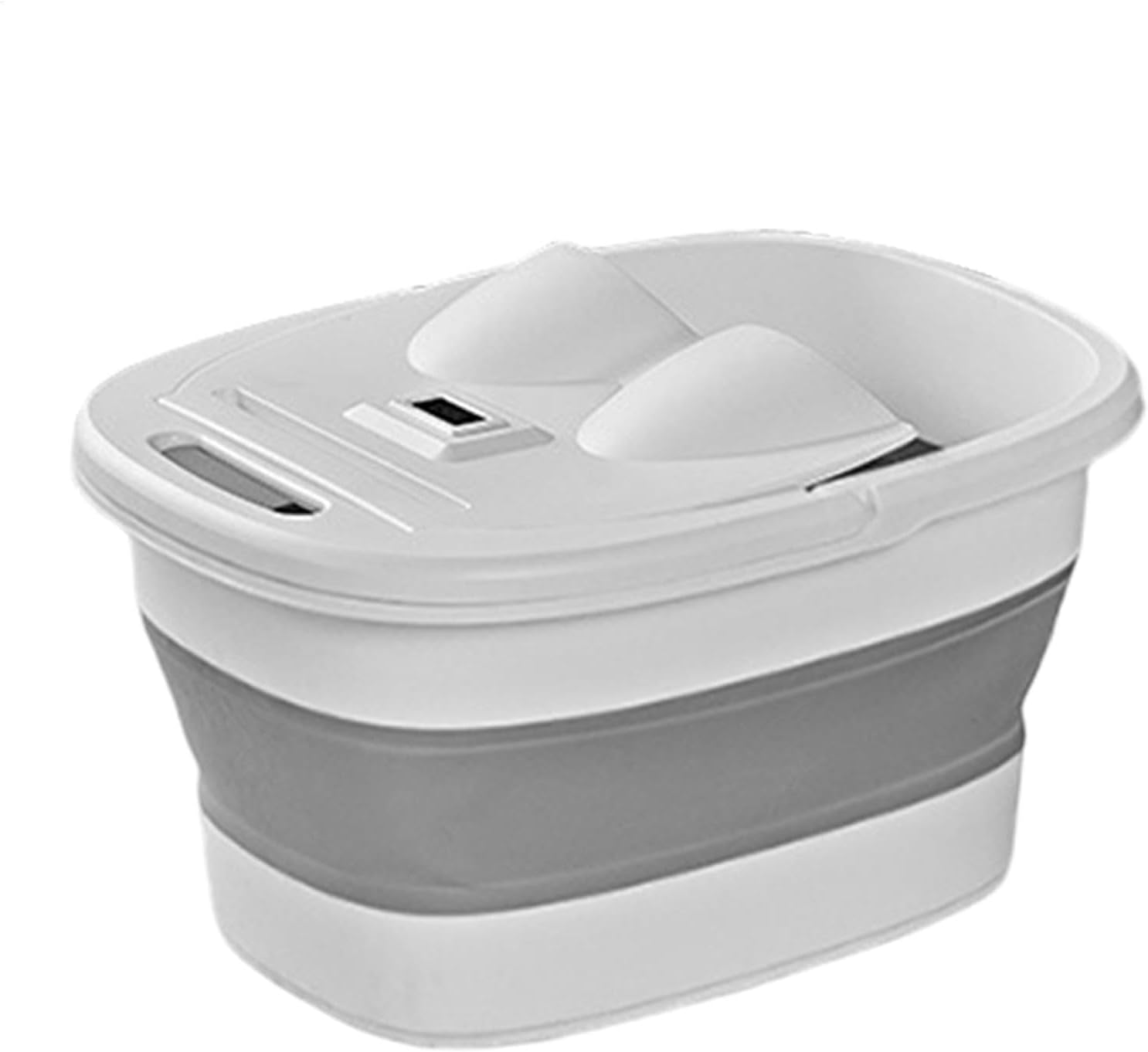 Collapsibles Foot Bath Basin - Foldable Portable Foot Massage Bucket with Lid | Advanced Foot Soaking Tub, Bottom Massage Wheel Multifunctional Foot Soak Bucket with Phone Holder for Women Men