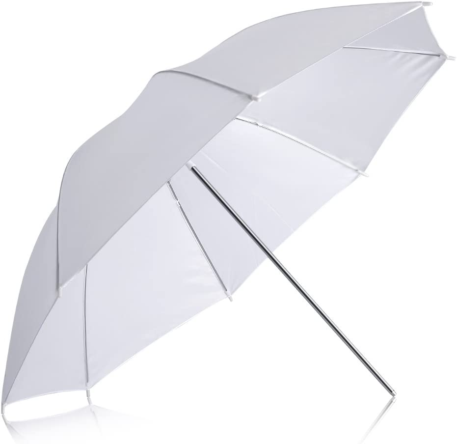 Neewer&reg; 2 Pack 33"/84Cm White Translucent Soft Umbrella for Photo and Video Studio Shooting image number 3