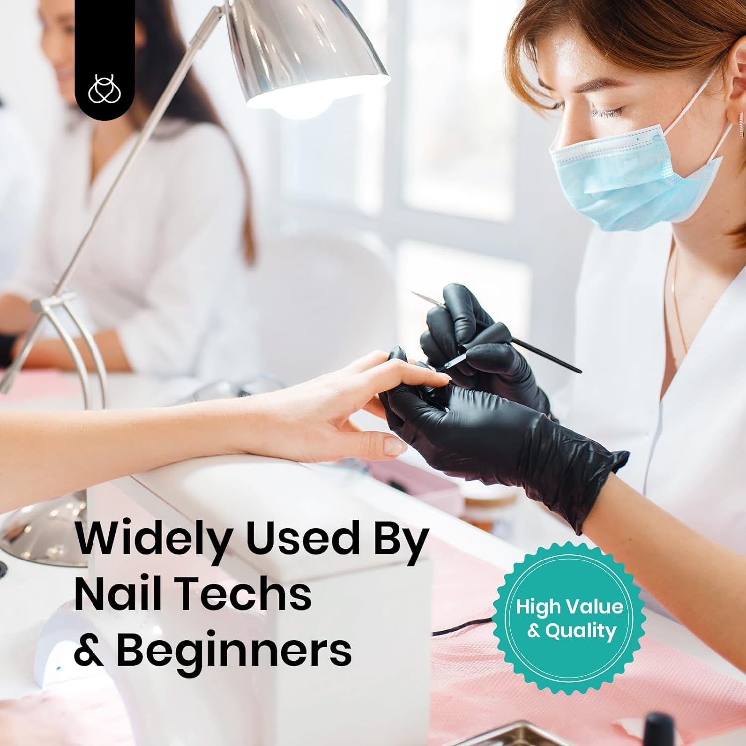 Beetles 2Pcs 7.5Ml No Wipe Gel Top Coat and Base Coat Set, Soak off LED Clear Gel Base Top Gel Glossy Shine Finish Long Lasting Gel Polish Base and Top Coat Gel Lamp Nails Art DIY Home image number 4