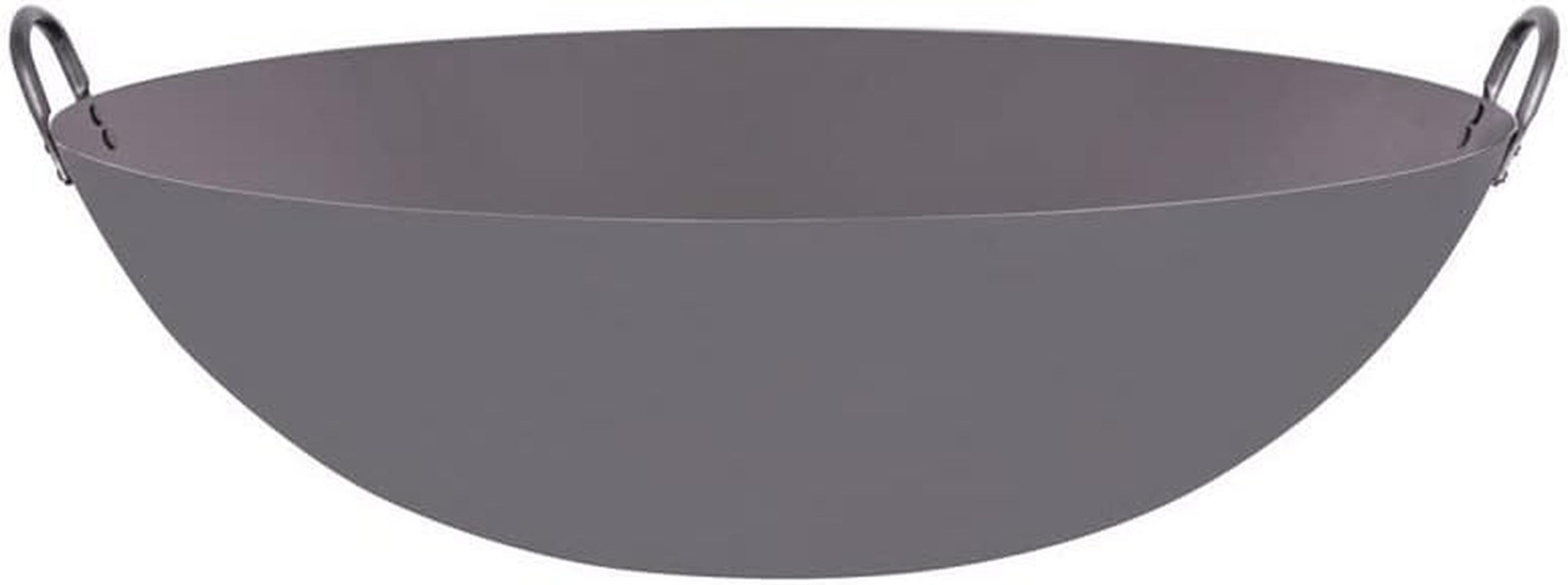 Chef Inox Iron Wok with Handles, 500 Mm Diameter