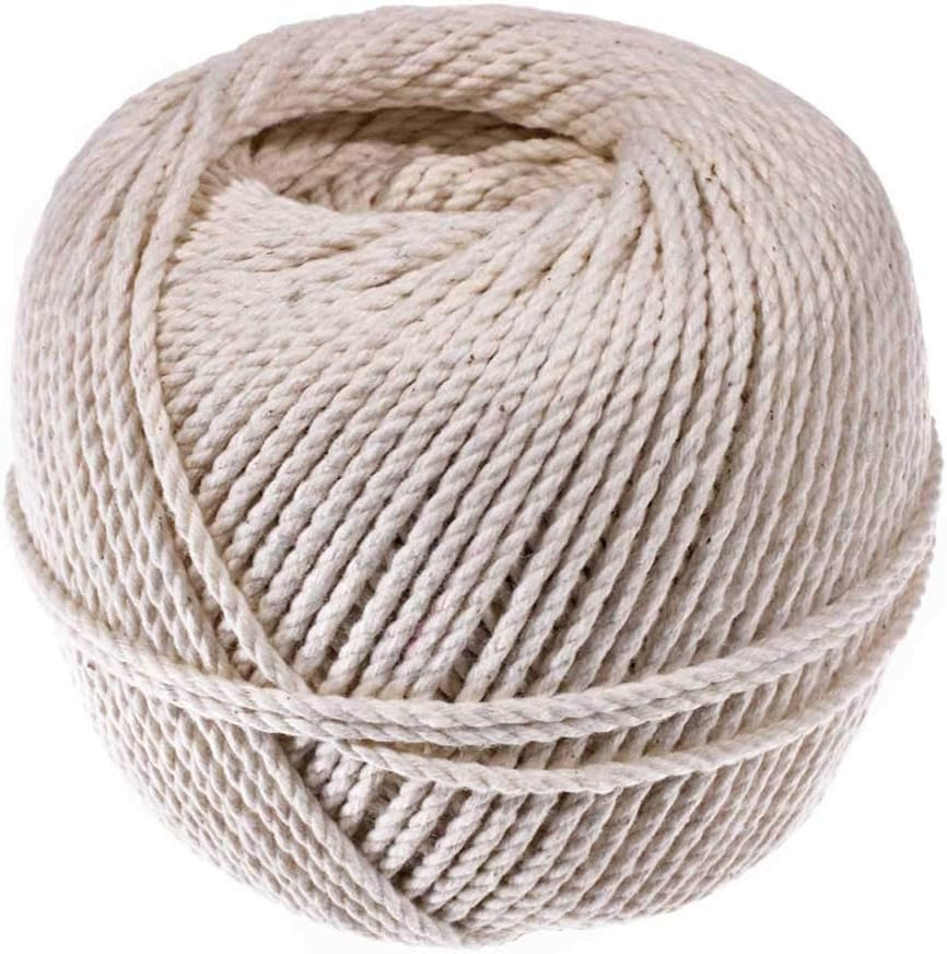 Golberg Cotton Mason Twine - Great for Indoor and Outdoor Use - Food Safe - Made in the USA - (2.5Mm X 150 Feet) image number 3