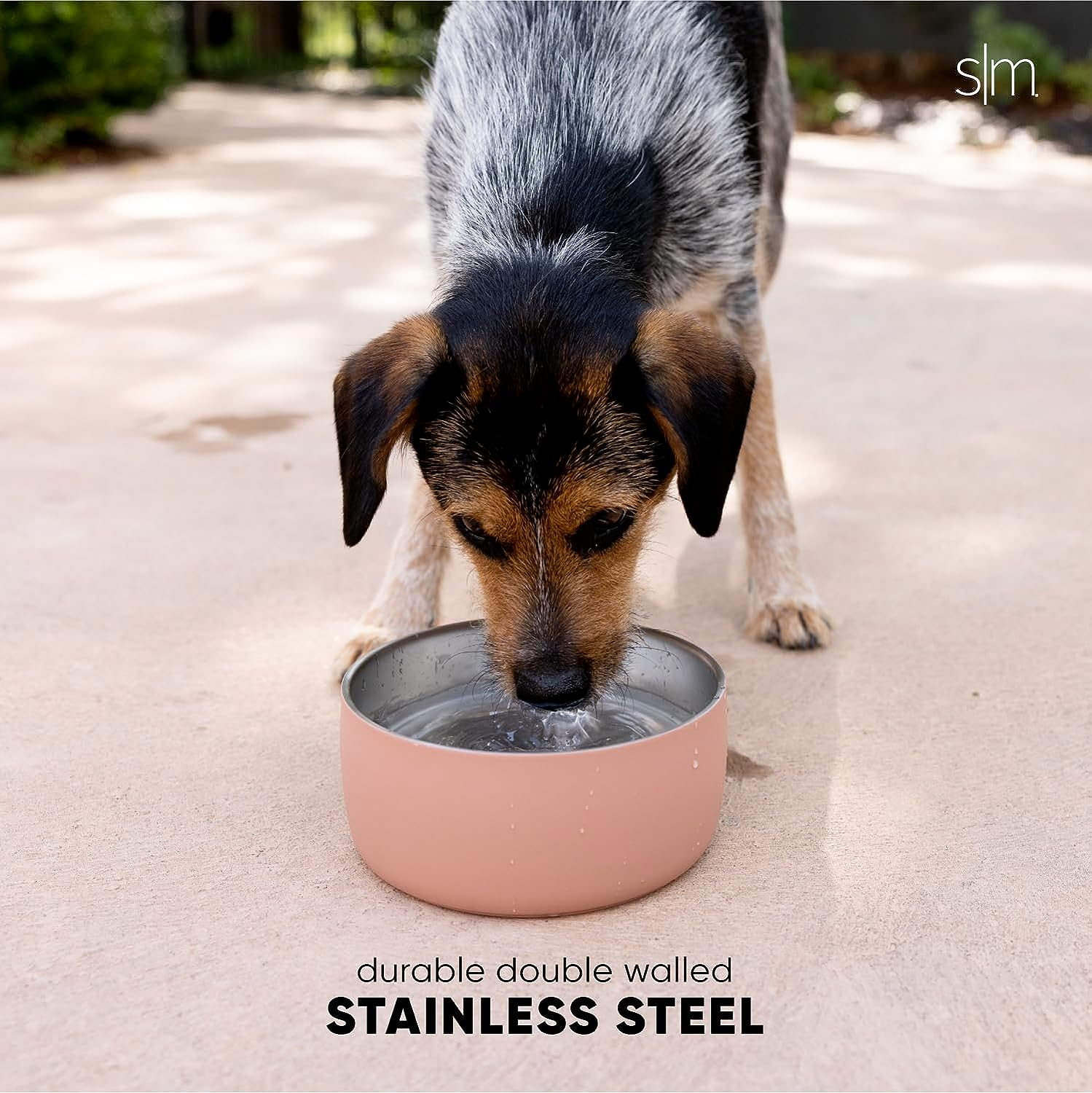 Simple Modern Stainless Steel Pet Water Bowl for Dogs & Cats | Reusable Insulated Stainless Steel Food Bowls for Dog Cat | No Tip No Slip BPA Free | Bentley Collection | Medium (32Oz) | Winter White image number 7