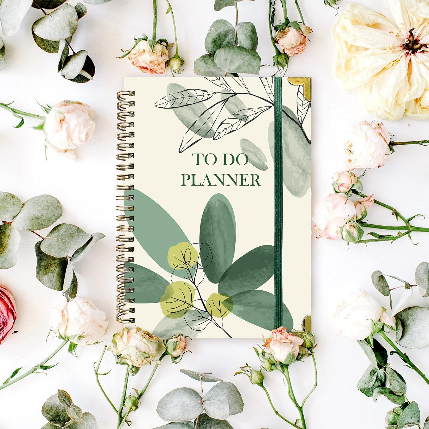 BIROYAL Undated Daily Planner Notebook with to Do List, 120 Pages / 60 Sheets of 148 X 210 Mm Organiser Spiral Pad, Hard Cover Daily Planning Notebook for Office or School image number 3