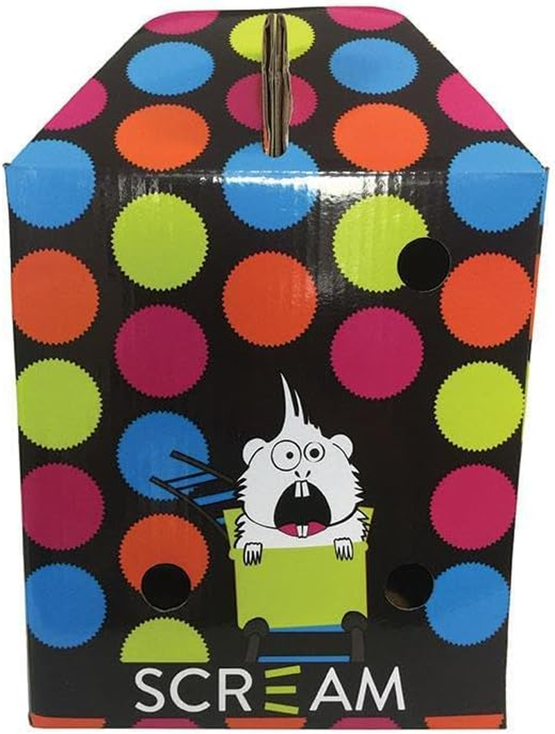 SCREAM Cardboard Pet Shuttle 44X25X28Cm, Multicolour, 44X25X28Cm image number 1