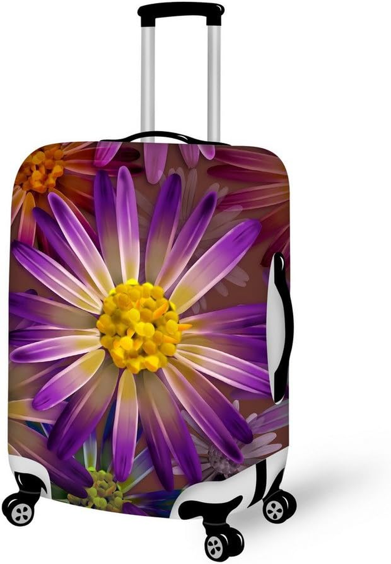 FOR U DESIGNS Men'S Cool -White Space Illusion Print Spandexuggage Case Cover M(22"-26" Cover) Flower 1 image number 3