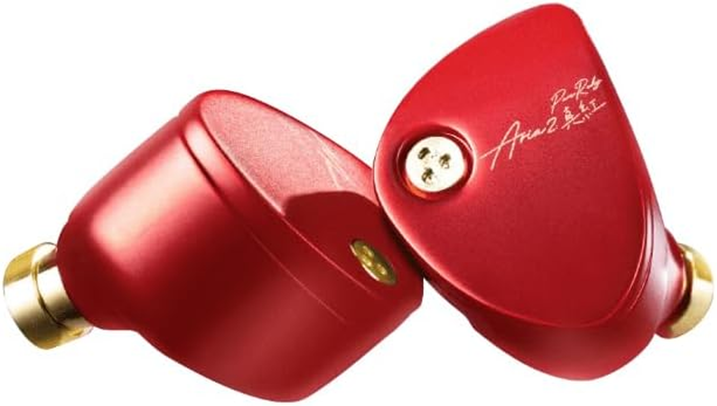 Moondrop ARIA 2 RED In-Ear Headphone with 0.78 2 Pin Cable Replaceable Plugs 3.5/4.4Mm Earphone image number 6