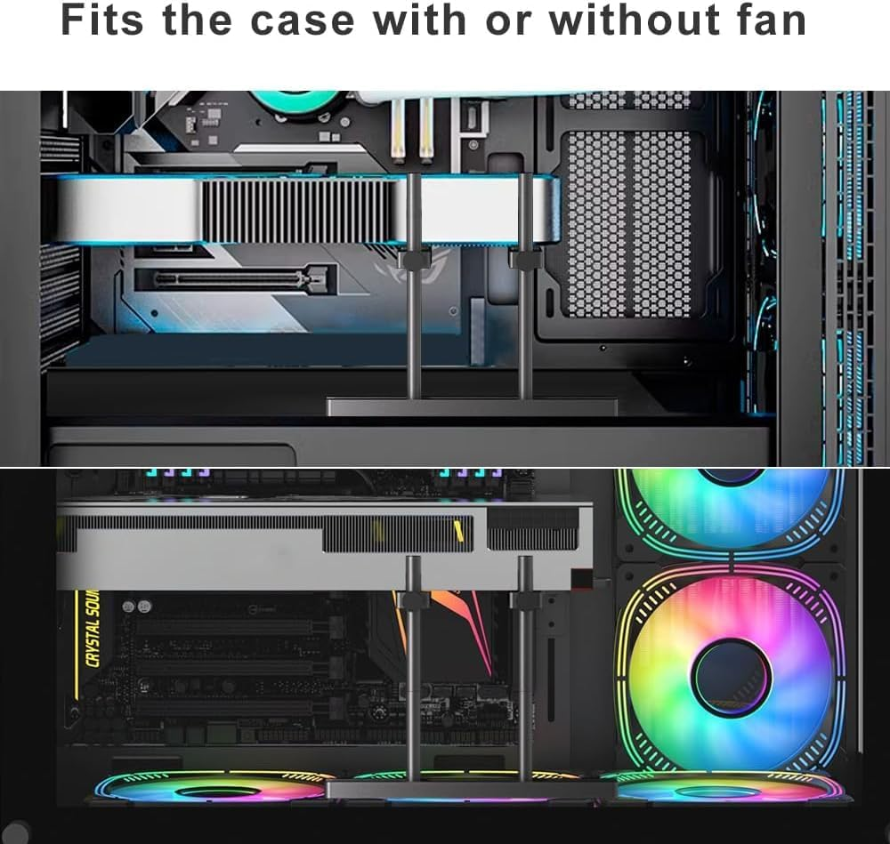 Graphics Card GPU Support Bracket: RGEEK Video Card Sag Holder Bracket, Adjustment Graphic Card Bracket(12Cm) image number 3